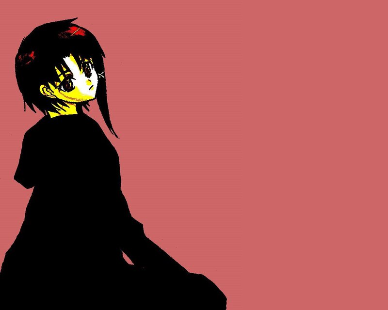 anime character in silhouette