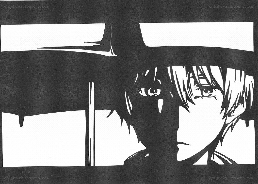anime character in silhouette