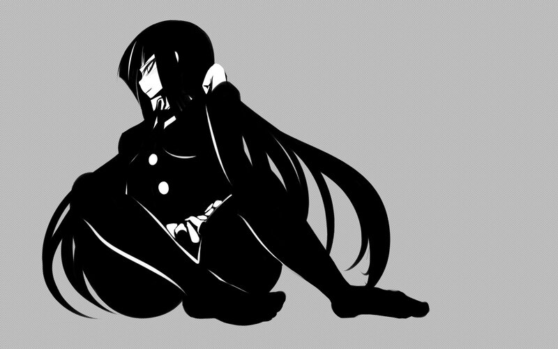 anime character in silhouette