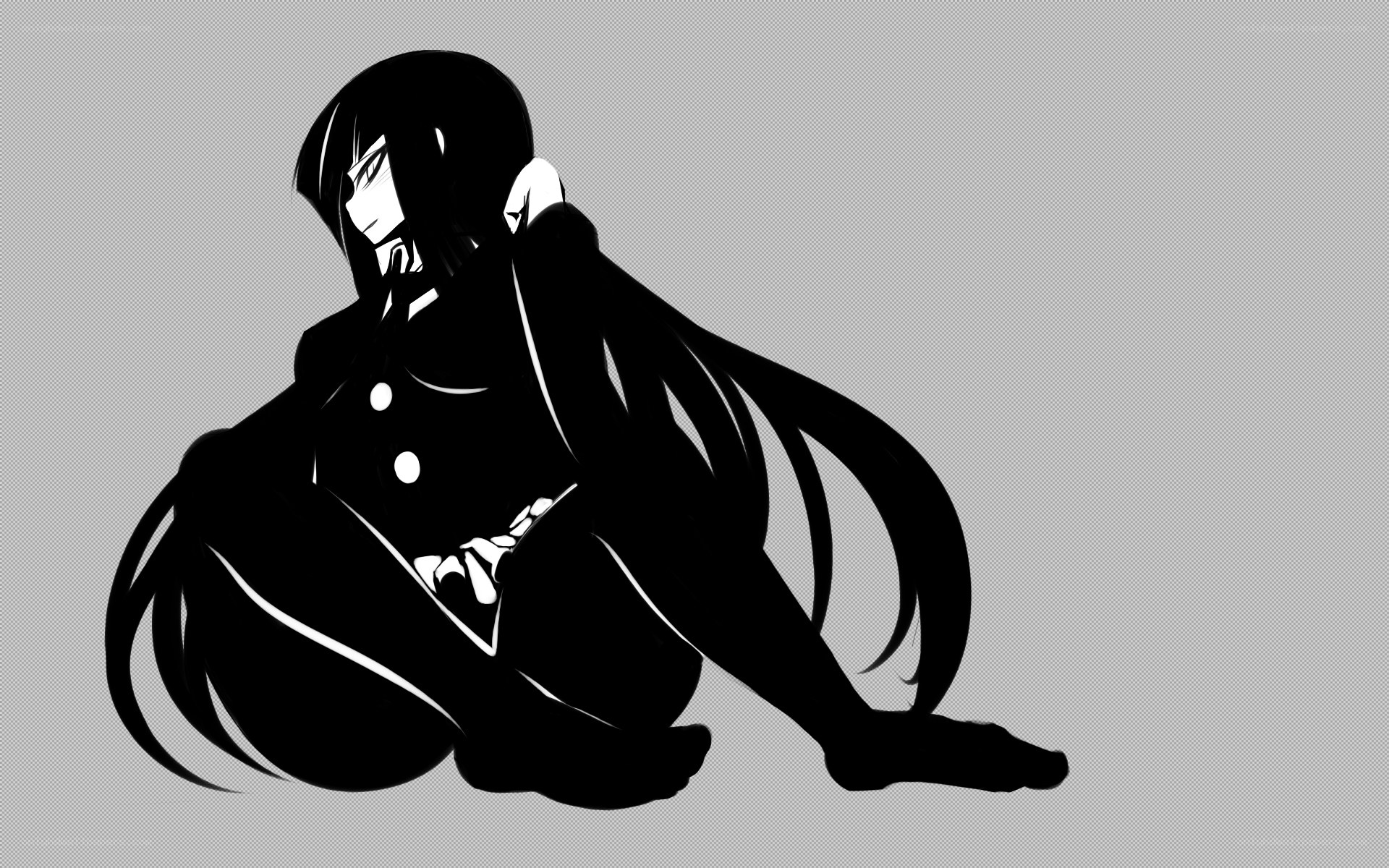 anime character in silhouette