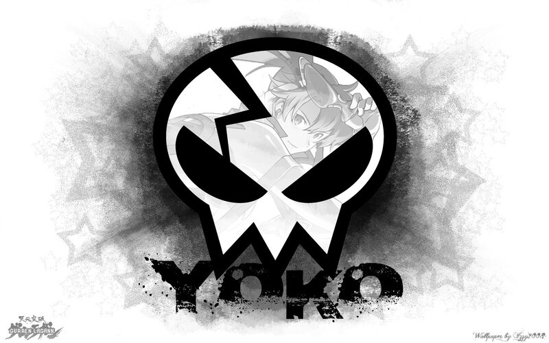 Anime Character in Skull