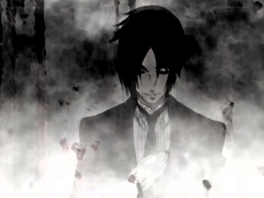 anime character in smoke