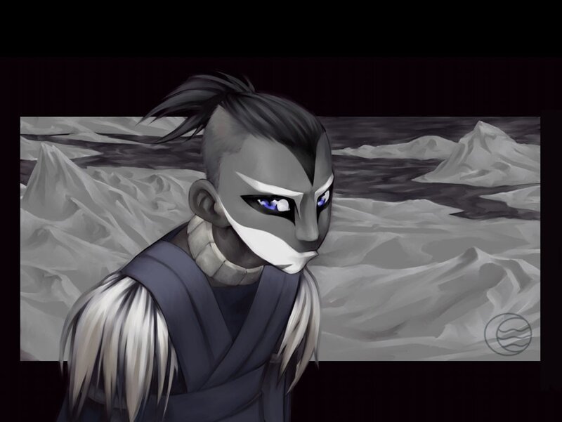 anime character in snowy landscape