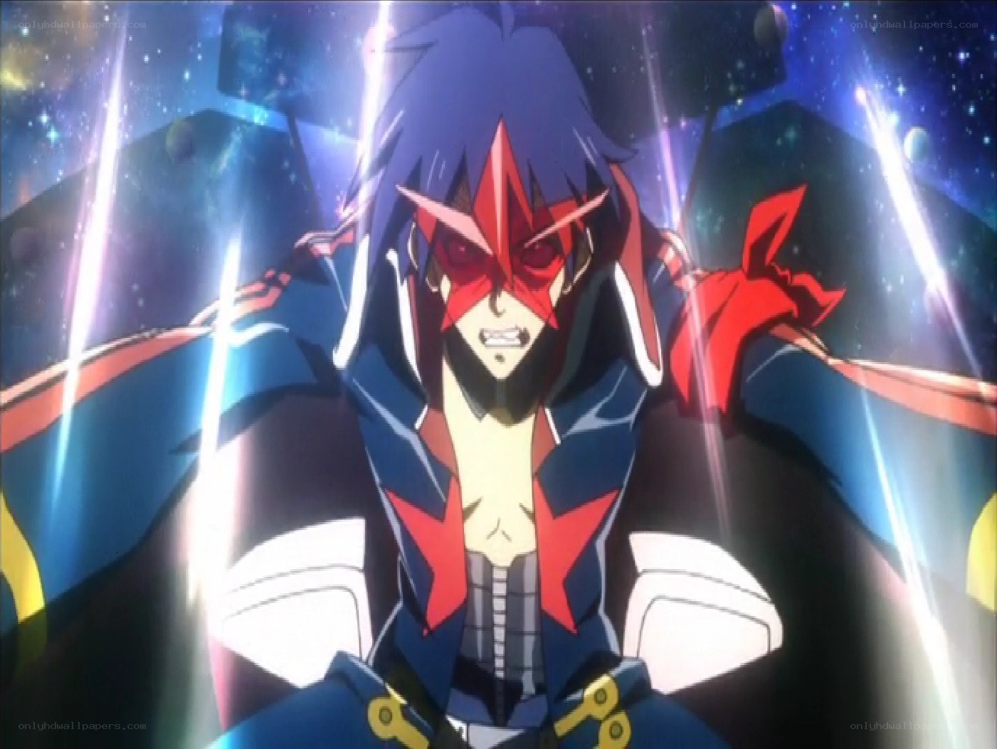 anime character in space