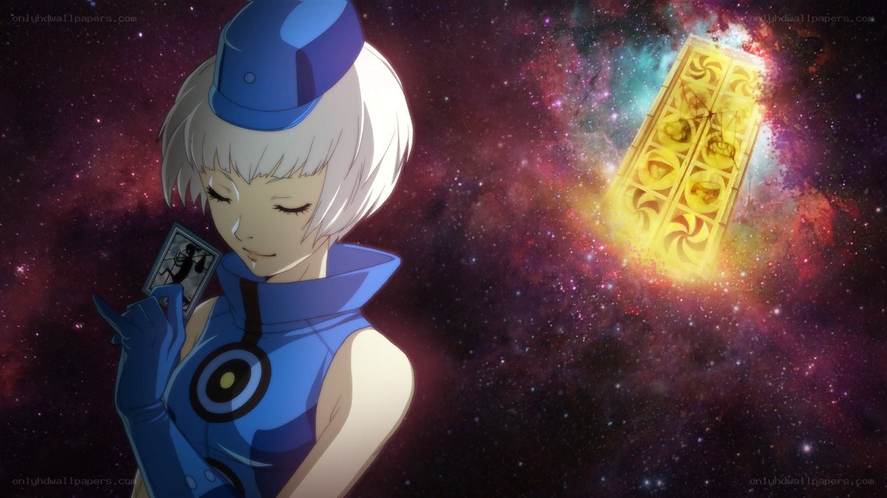 anime character in space