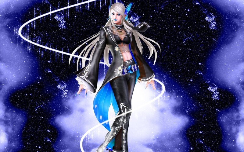anime character in space