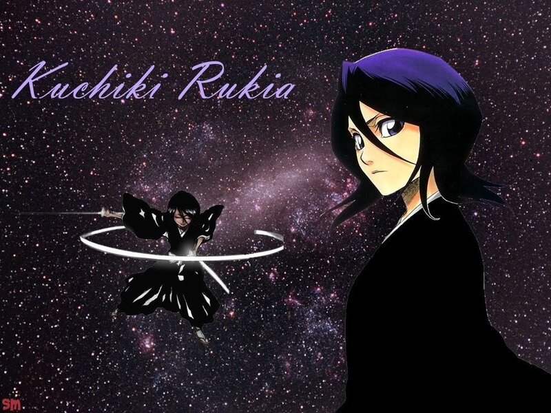 Anime Character in Space — Black, Dramatic