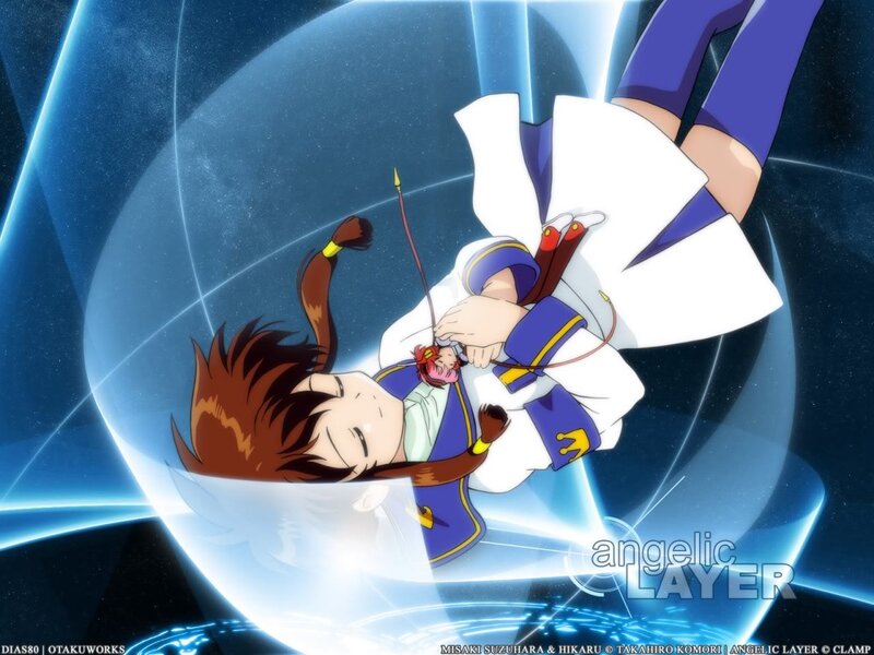Anime Character in Space — Blue