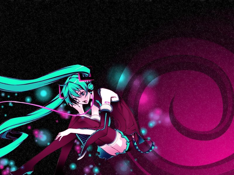 Anime Character in Space — Magenta