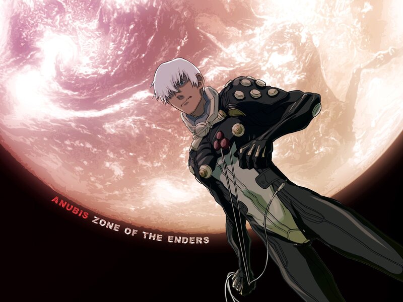 Anime character in space suit