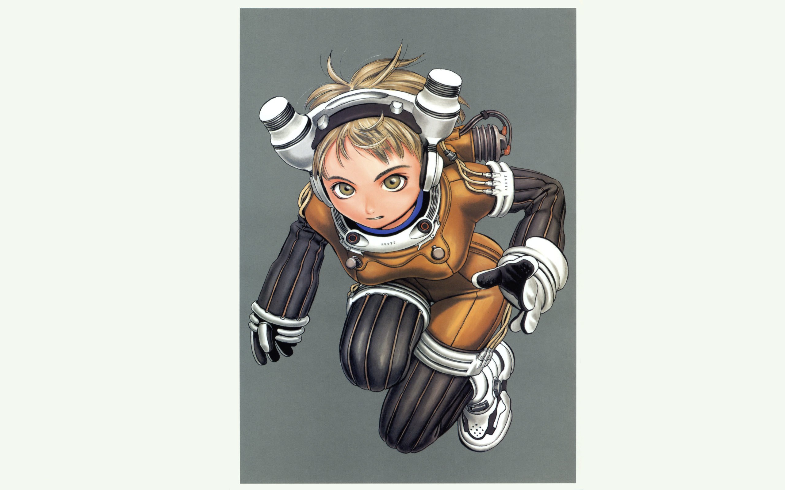 anime character in space suit