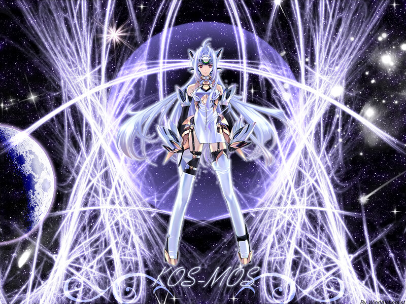 Anime Character in Space — White