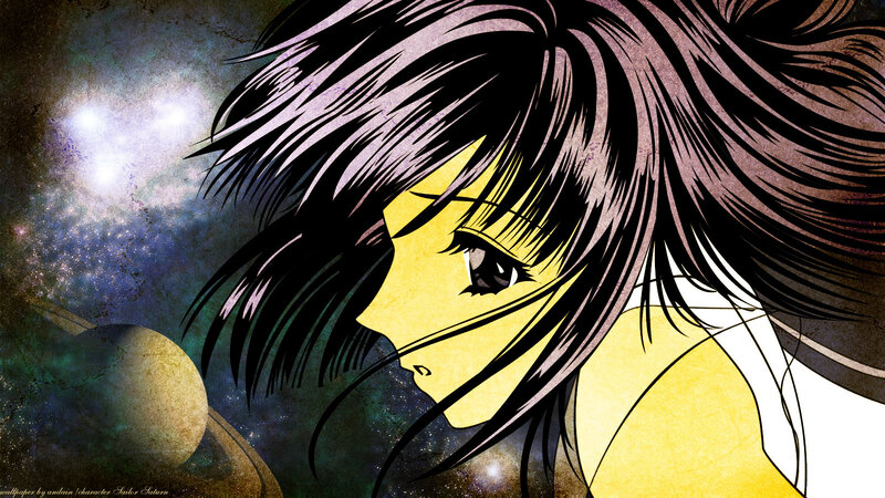 Anime Character in Space — Yellow