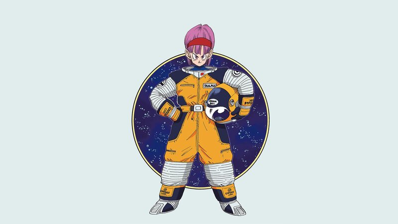 Anime Character in Spacesuit — Yellow