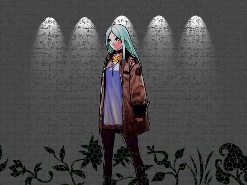 anime character in spotlight