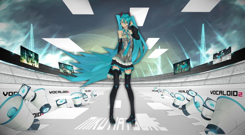 Anime Character in Stadium