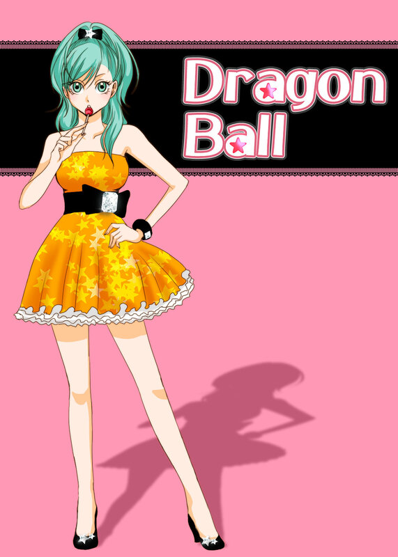 Anime character in star dress