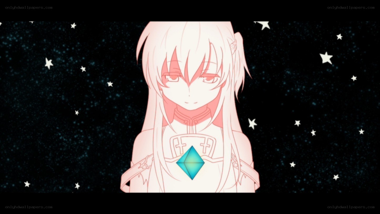anime character in starry space