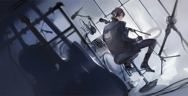 Anime Character in Studio