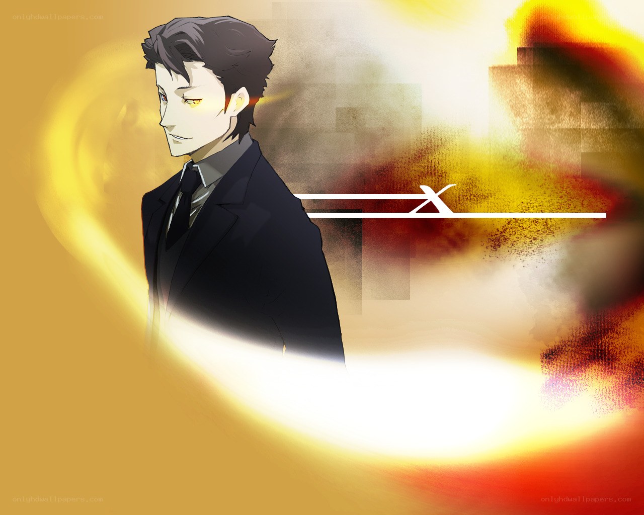 anime character in suit