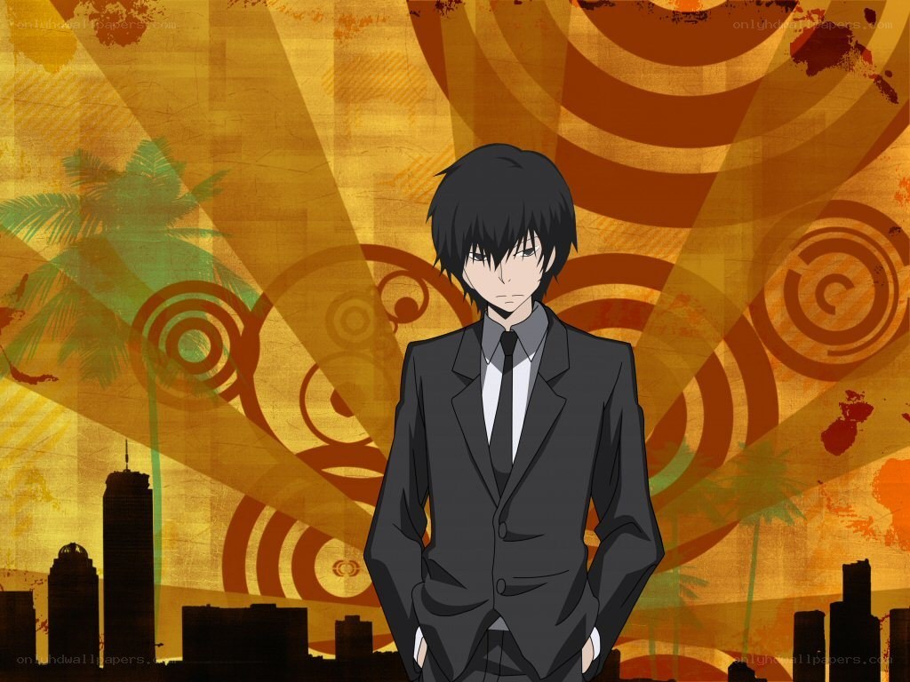anime character in suit