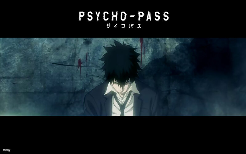 Anime Character in Suit — Black, Dark, Dramatic