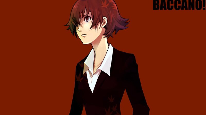 Anime Character in Suit — Brown, Dramatic, Red Hair