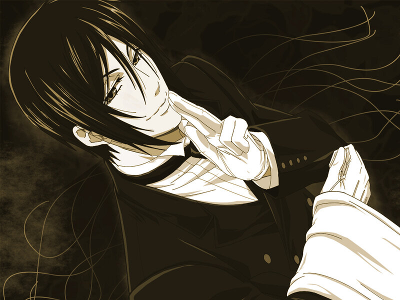 Anime Character in Suit — Brown