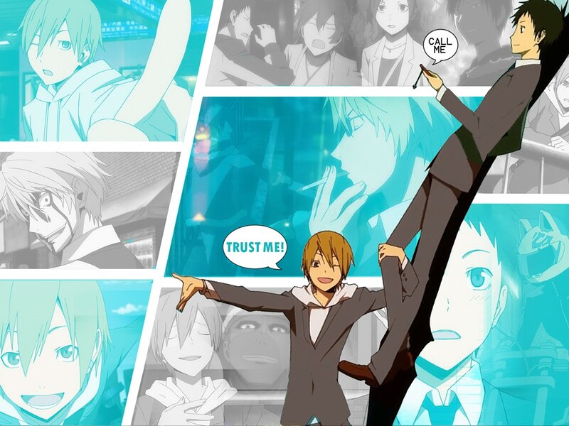 Anime Character in Suit — Cyan