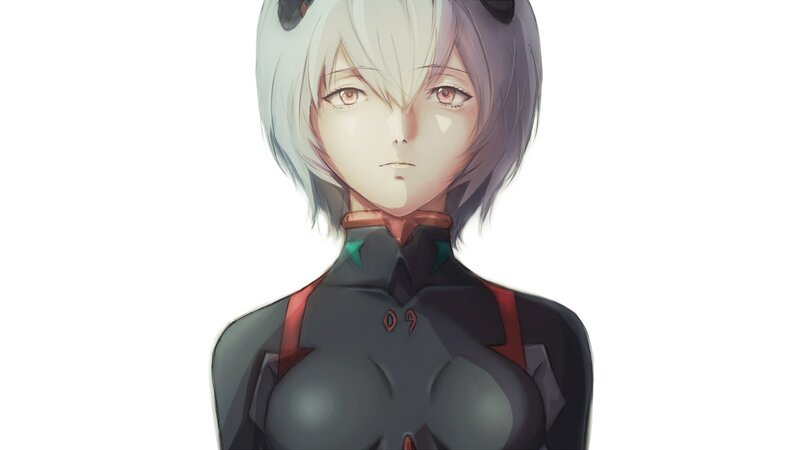 Anime Character in Suit — Gray, Neutral, Digital Art, Short Hair