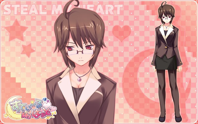 Anime Character in Suit — Pink