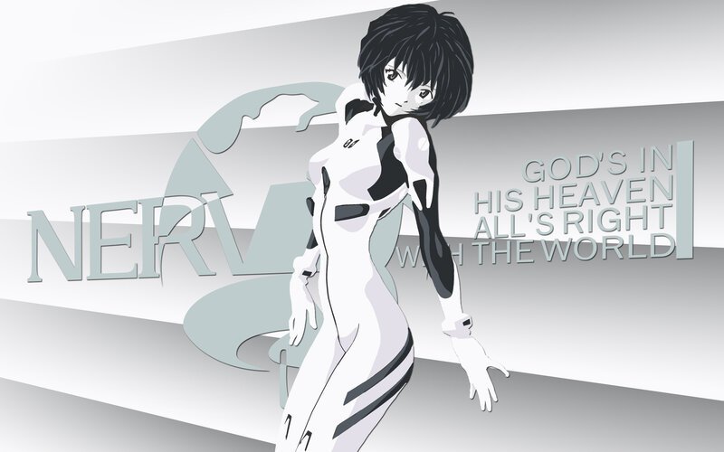 Anime Character in Suit — White, Dramatic