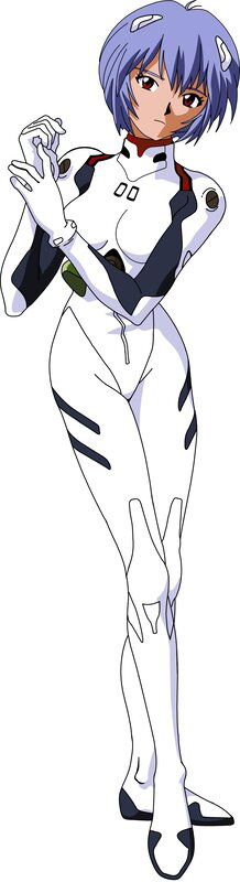 Anime Character in Suit — White, Neutral, Purple Hair