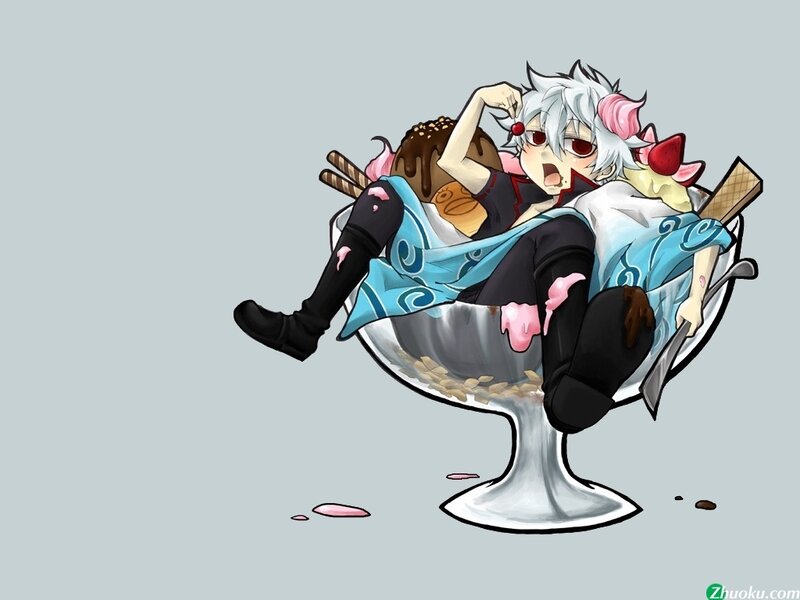 Anime Character in Sundae