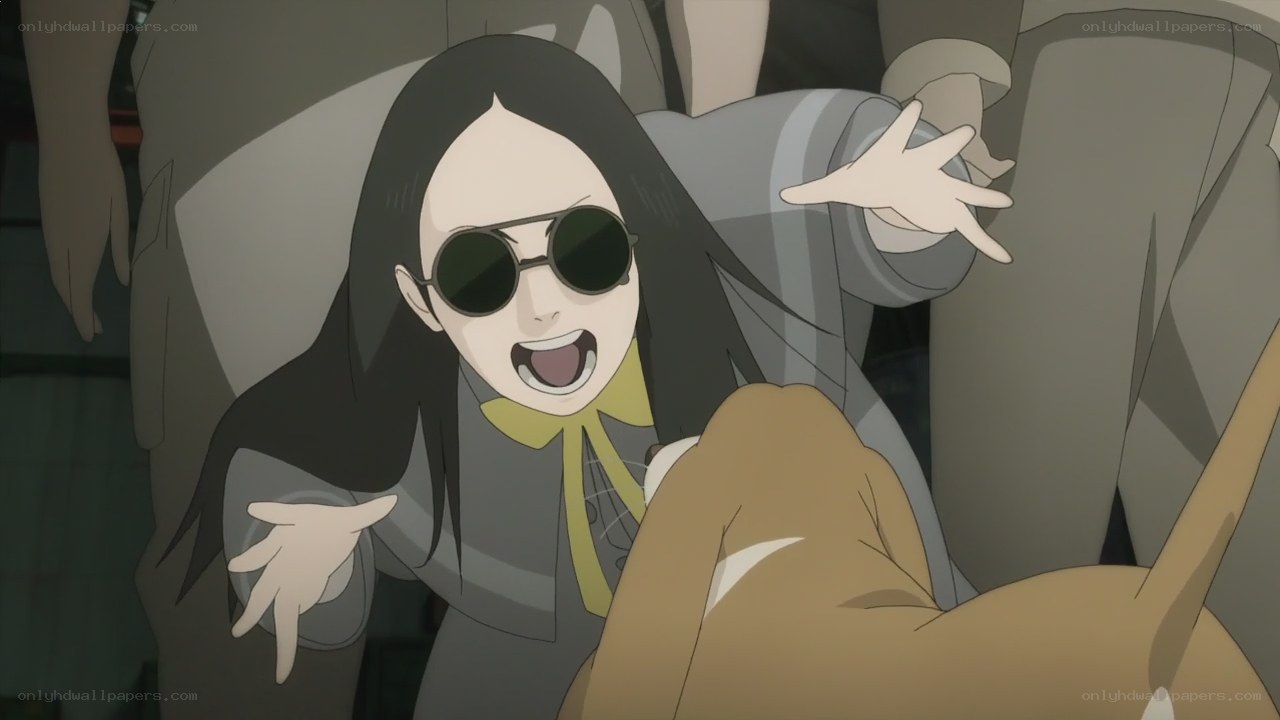 anime character in sunglasses