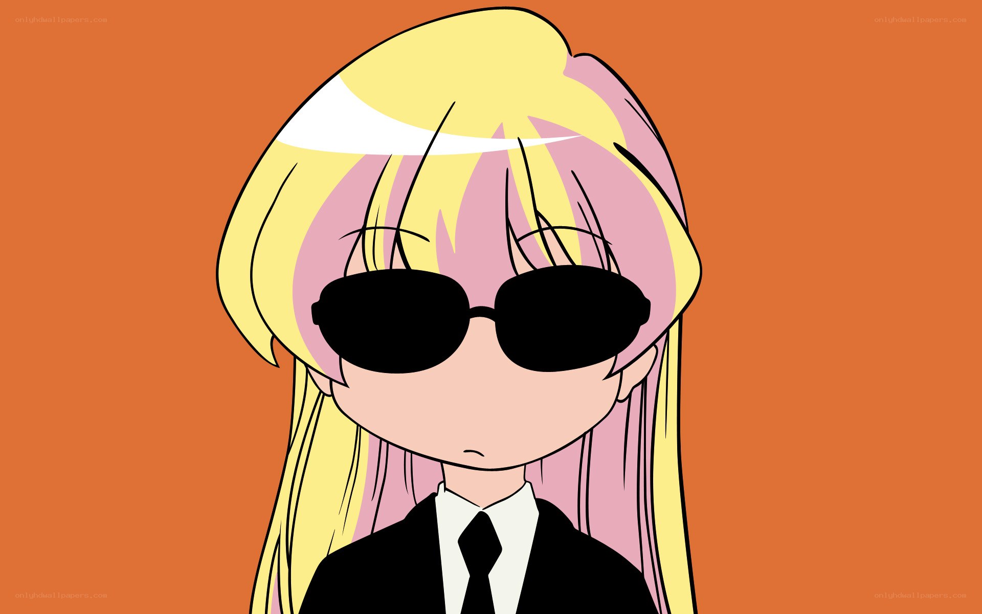 anime character in sunglasses