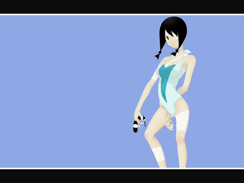 anime character in swimsuit