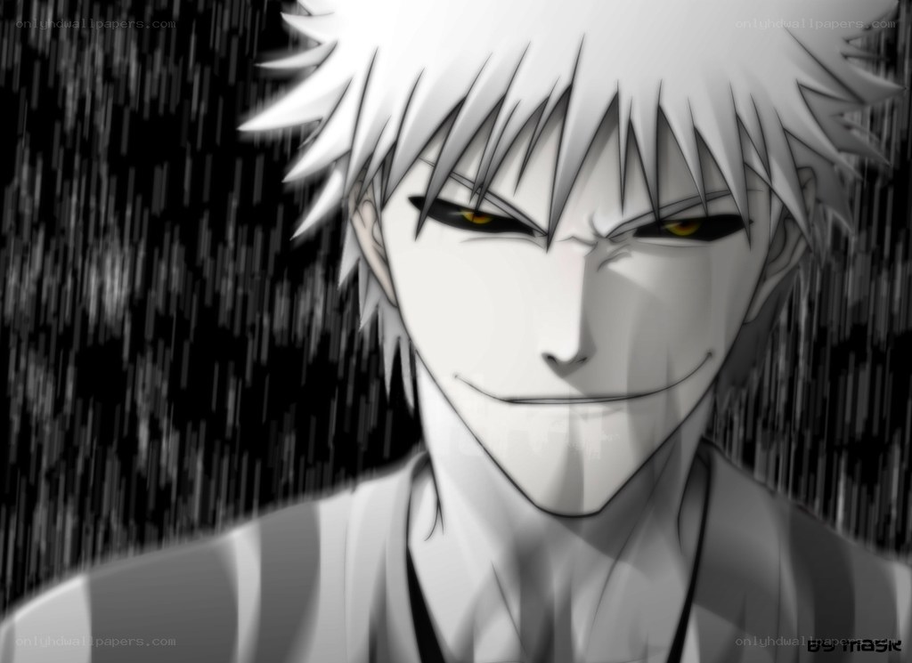 anime character in the rain