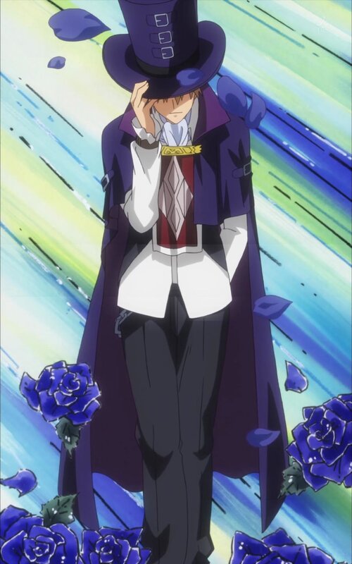 anime character in top hat