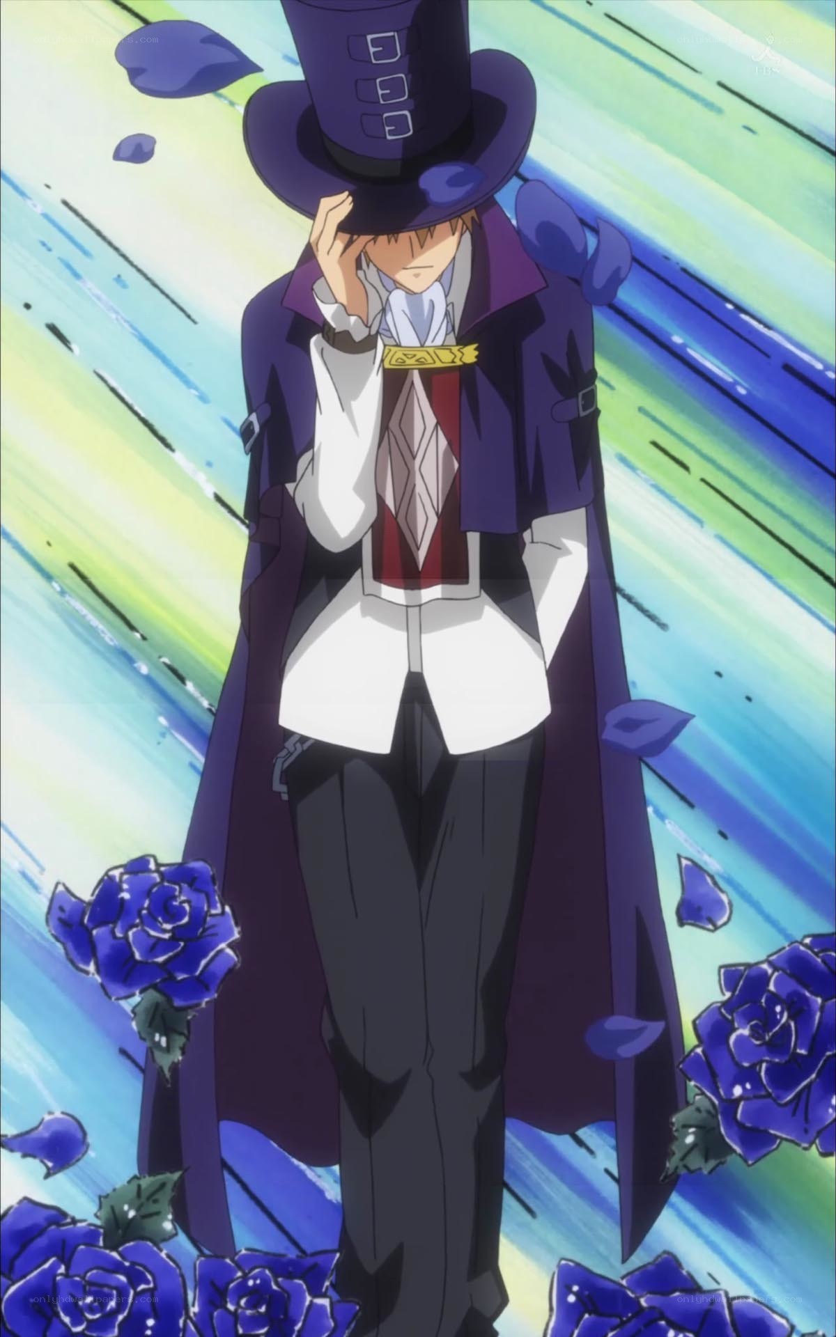 anime character in top hat