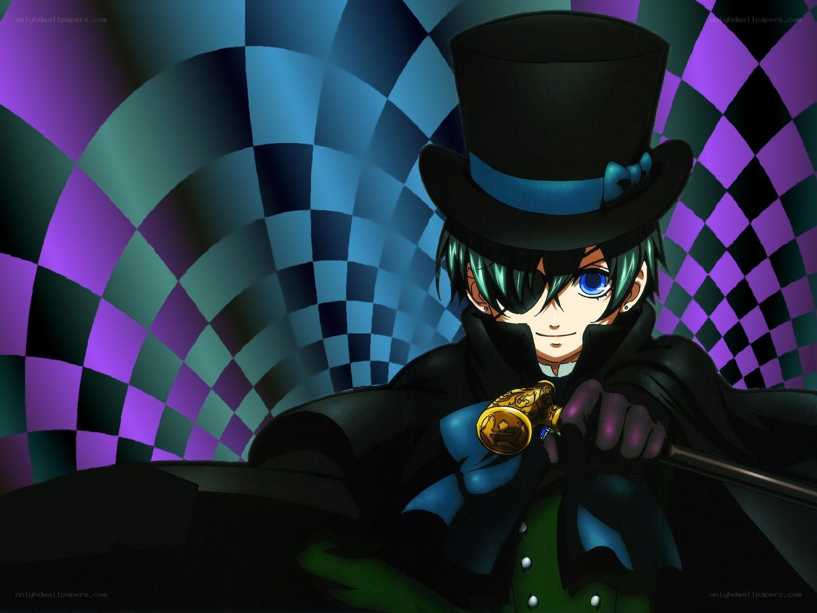 anime character in top hat