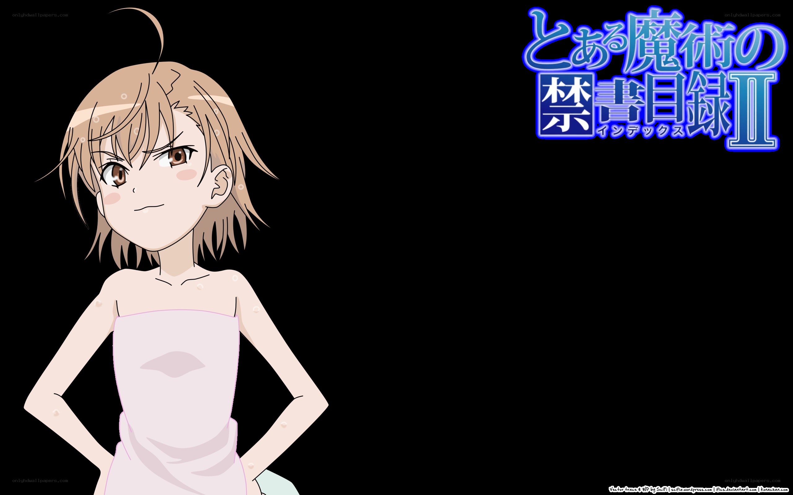 anime character in towel