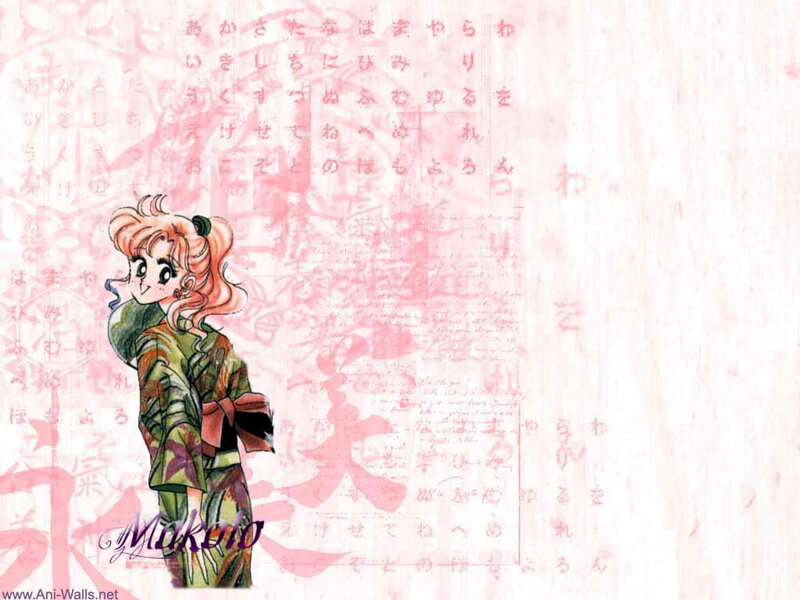 Anime character in traditional attire