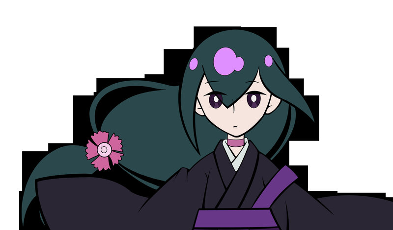 anime character in traditional attire
