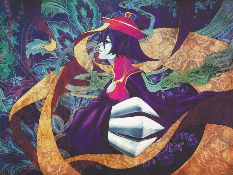 anime character in traditional attire
