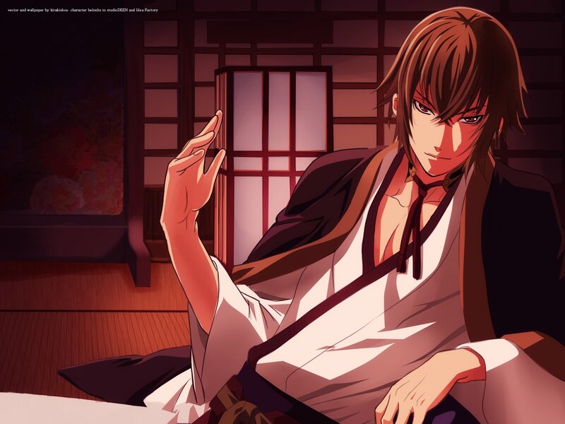 anime character in traditional attire