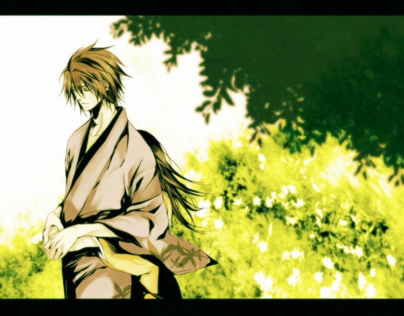 anime character in traditional clothing