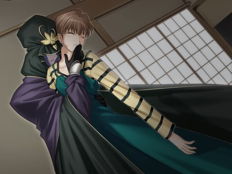 anime character in traditional clothing
