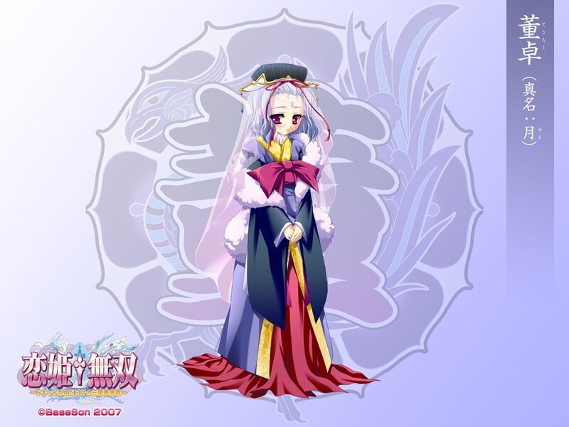 Anime character in traditional dress