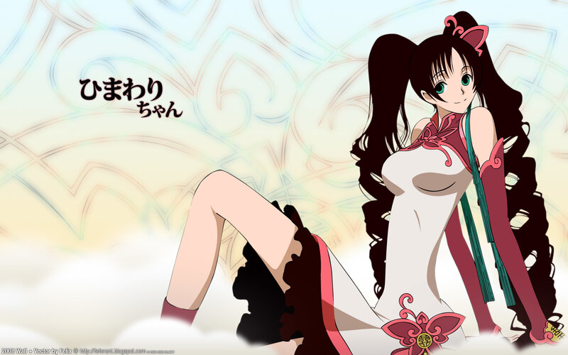 Anime character in traditional dress